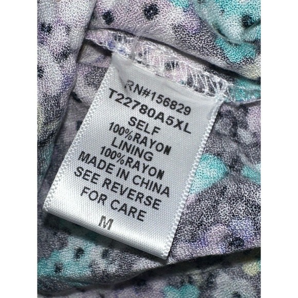 White Birch Los Angeles Women’s Floral Tank Top Size Medium - Picture 5 of 8